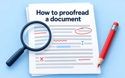 How to Proofread a Document: A Step-by-Step Guide